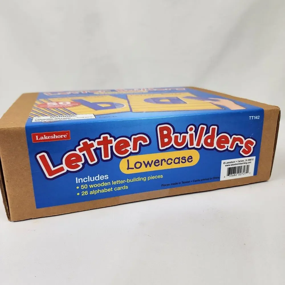 Lakeshore Letter Builders Lowercase Alphabet TT142 Educational Dexterity - Read